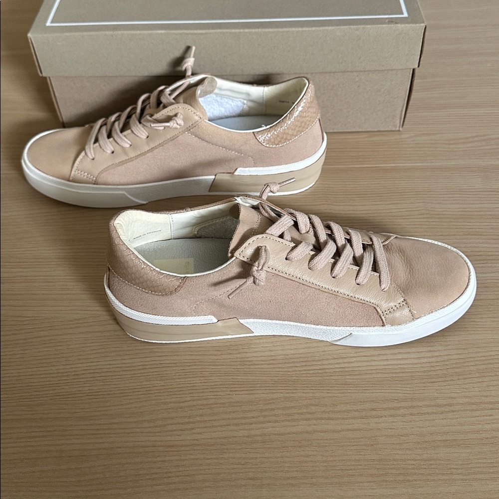 Dolce Vita Zina Dune Multi Suede Sneakers 6.5 - Picture 11 of 15